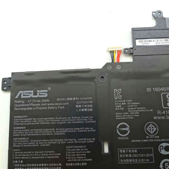 ASUS 0B200-02640000 - C21N1701 Original Laptop Notebook Battery - Image 3