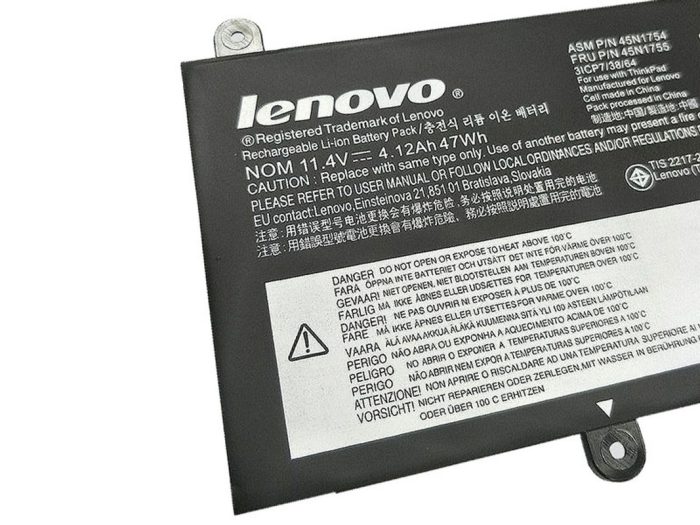 LENOVO ThinkPad E450 ( 20DCA05PCD )  - 45N1755 Original Laptop Notebook Battery - Image 3