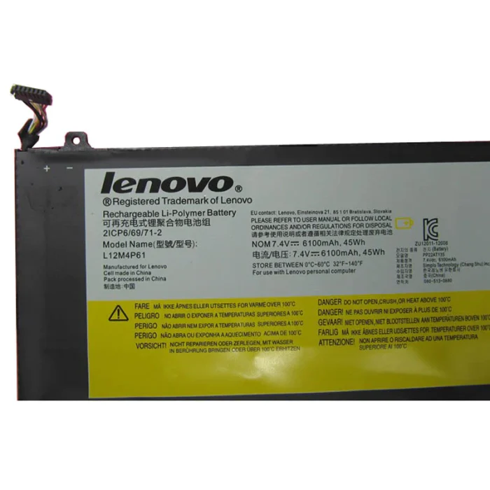 LENOVO IdeaPad U330p - L12M4P61 Original Laptop Notebook Battery - Image 3