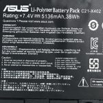 ASUS C21-X402 - C21-X402 Original Laptop Notebook Battery - Image 5