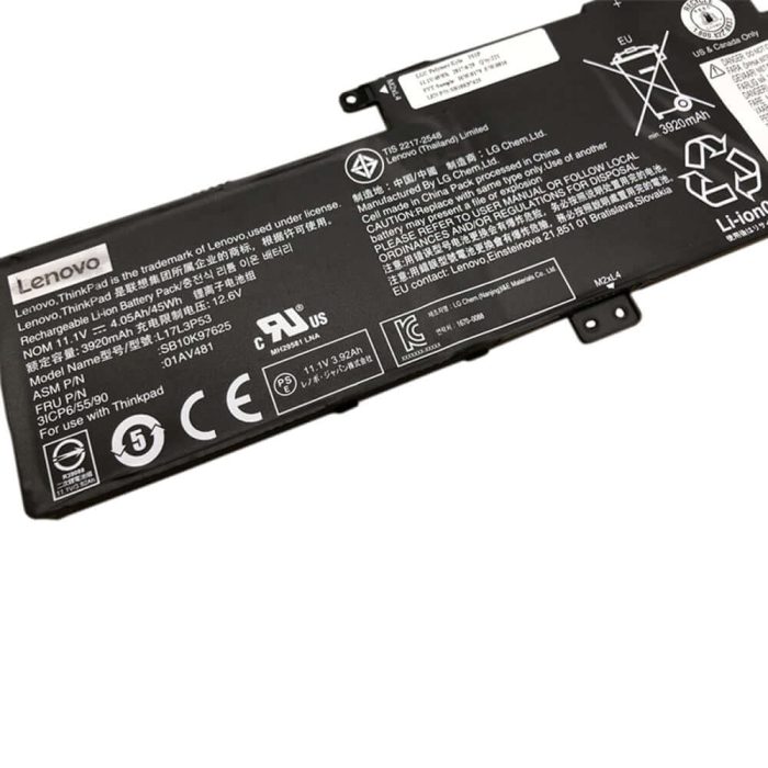 LENOVO ?hinkpad l380 ??Yoga 20m9 - 01AV483 Original Laptop Notebook Battery - Image 3