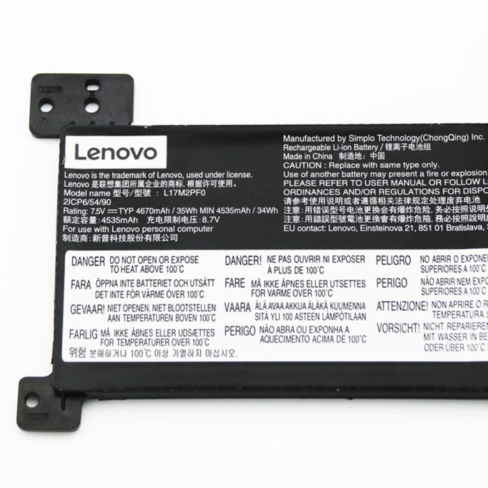 SL11475-3.jpg LENOVO  IdeaPad 330-15ARR-81D3 - L17L2PF0 Original Laptop Notebook Battery - Image 3