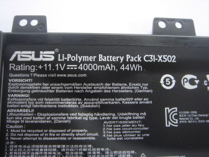 ASUS X502CA-BCL0901D - C21-X502 Original Laptop Notebook Battery - Image 2