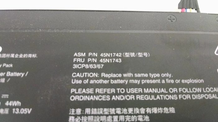 LENOVO 45N1740 - 45N1743 Original Laptop Notebook Battery - Image 3