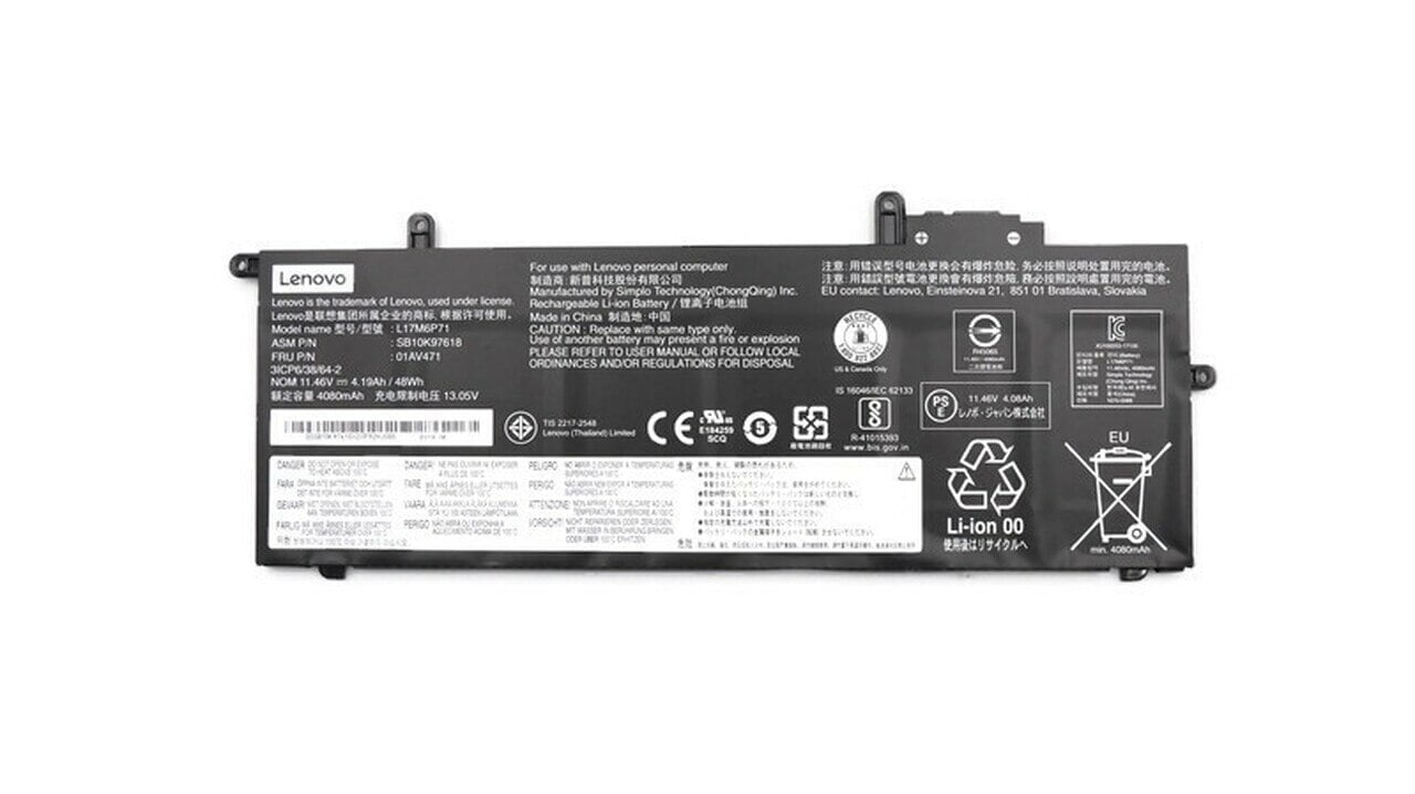 s-l1600_1__95145.1571256277.jpg LENOVO 01AV472 - L17L6P71 Original Laptop Notebook Battery - Image 1