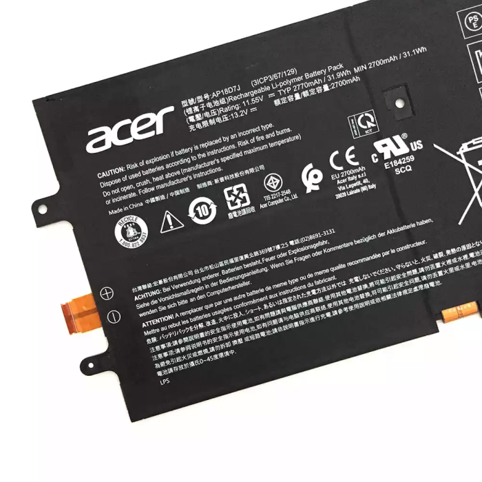 ACER AP18D7J - AP18D7J Original Laptop Notebook Battery - Image 3