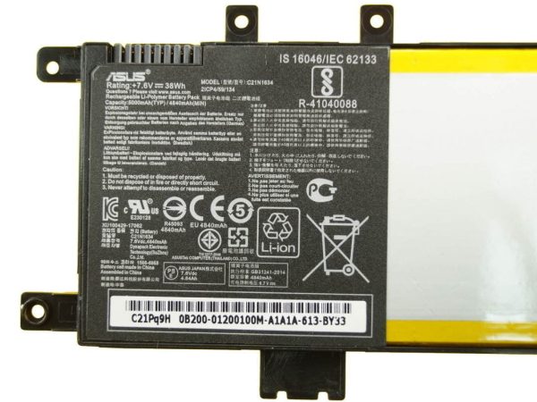 ASUS X542UN-3G - C21N1634 Original Laptop Notebook Battery