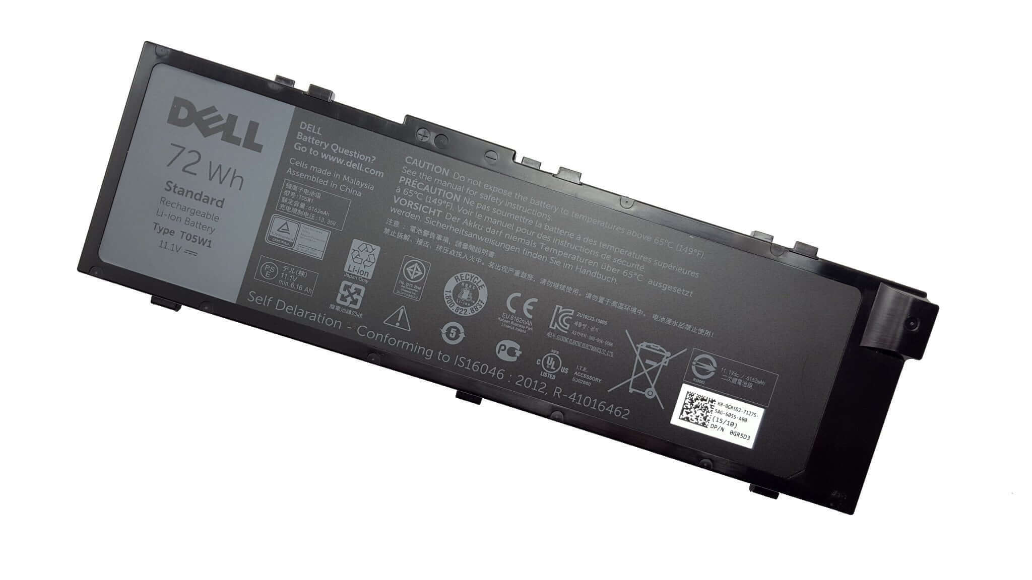 1-39.jpg DELL Precision ( M7520-7FJW8 ) - T05W1 Original Laptop Notebook Battery - Image 1
