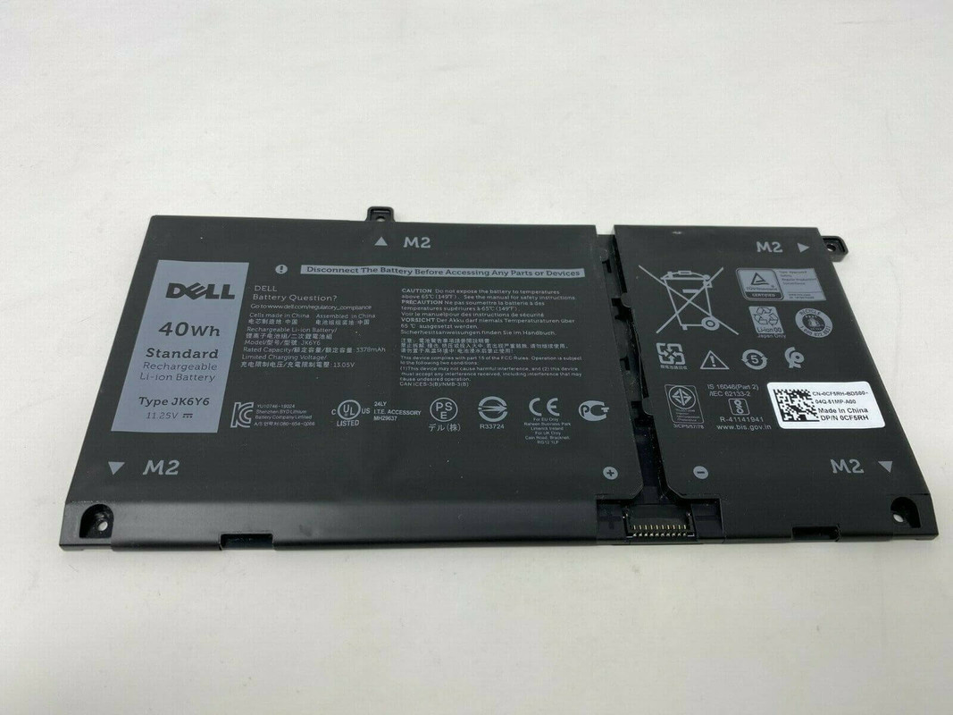 1-9-4.jpg DELL Inspiron 14 5406 2-in-1 - JK6Y6 Genuine Original Laptop Notebook Battery - Image 1