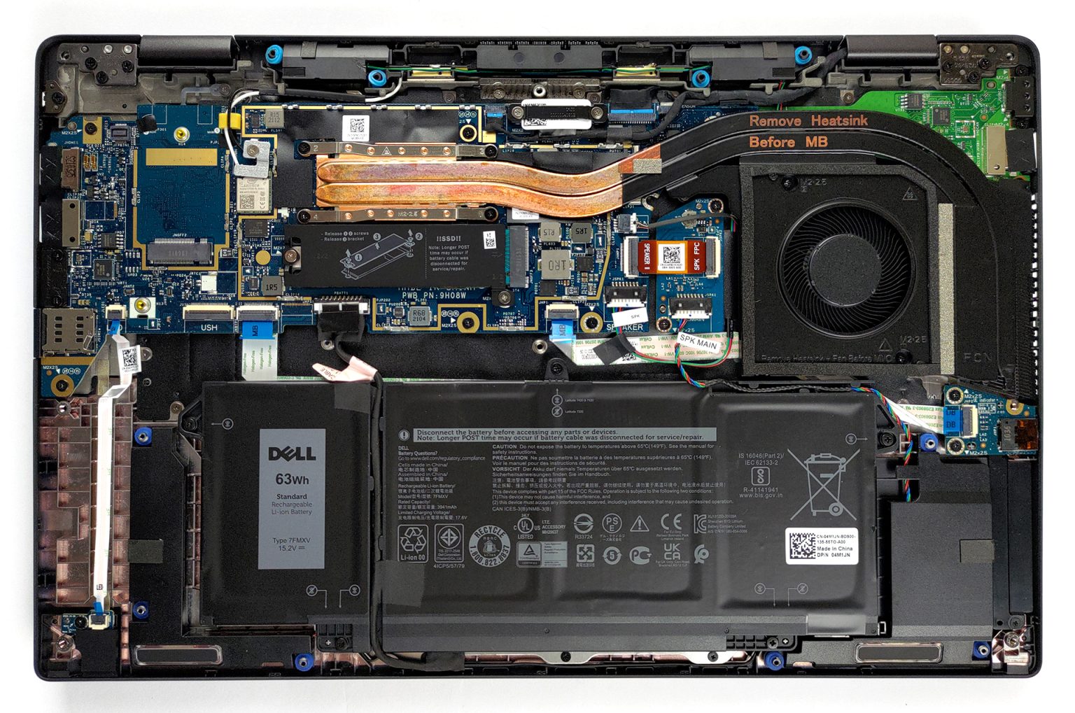 DELL Latitude 7320 N017L732013EMEA - 7FMXV Original Laptop Notebook Battery - Image 8