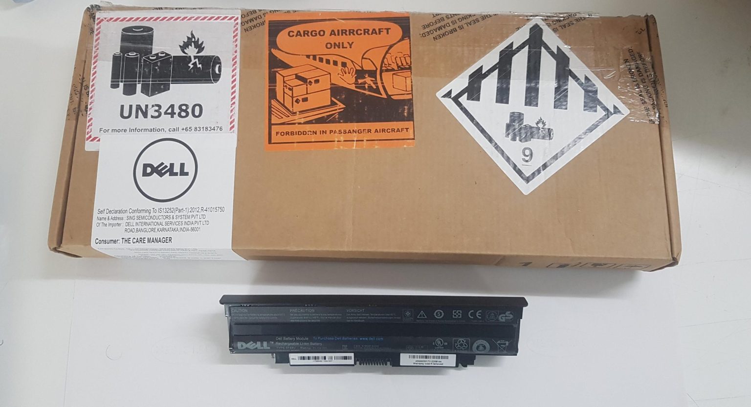 DELL 312-1262 - 9 Cell 9T48V Genuine Original Laptop Notebook Battery - Image 4