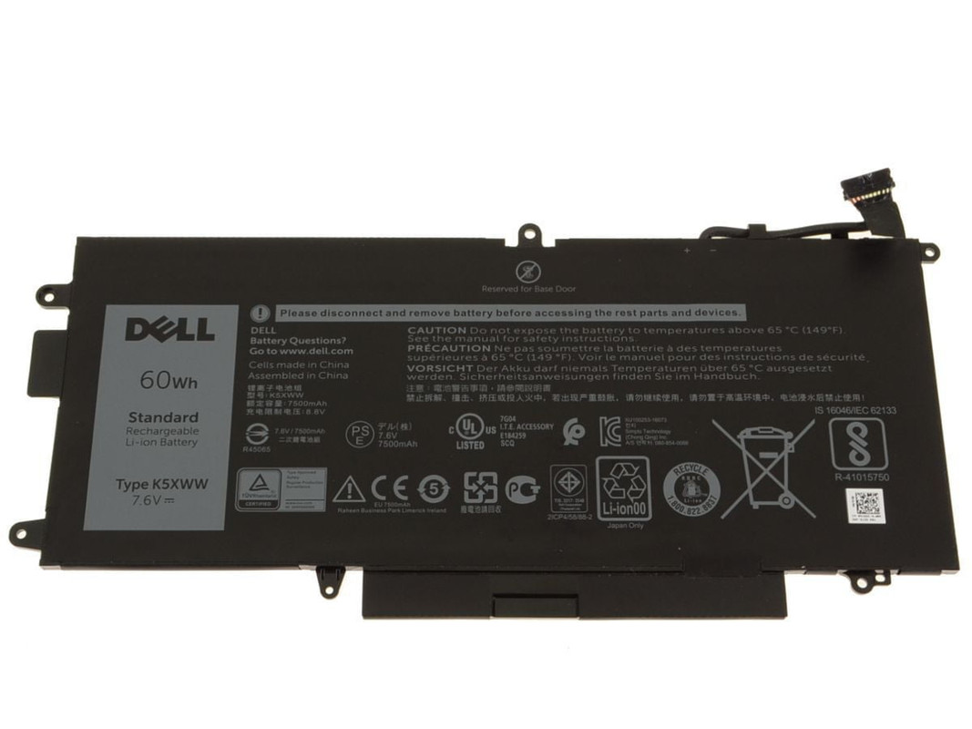 D1-1.jpg DELL 0N18GG - K5XWW Genuine Original Laptop Notebook Battery - Image 1