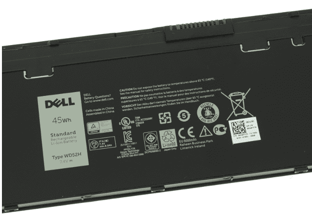 WD1.png DELL F3G33 - WD52H Genuine Original Laptop Notebook Battery - Image 1