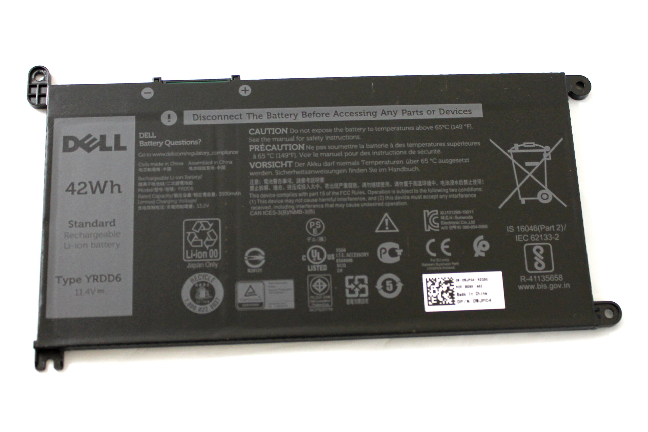 d1-scaled-1.jpeg DELL YRDD6 - YRDD6 Genuine Original Laptop Notebook Battery - Image 1