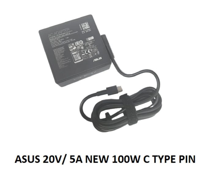 ASUS Laptop Charger 100W 20V 5.0A Original Adapter Model No: B3402FEA (Type-C) (1 Yr Warranty) (Power Cord Included) - Image 2