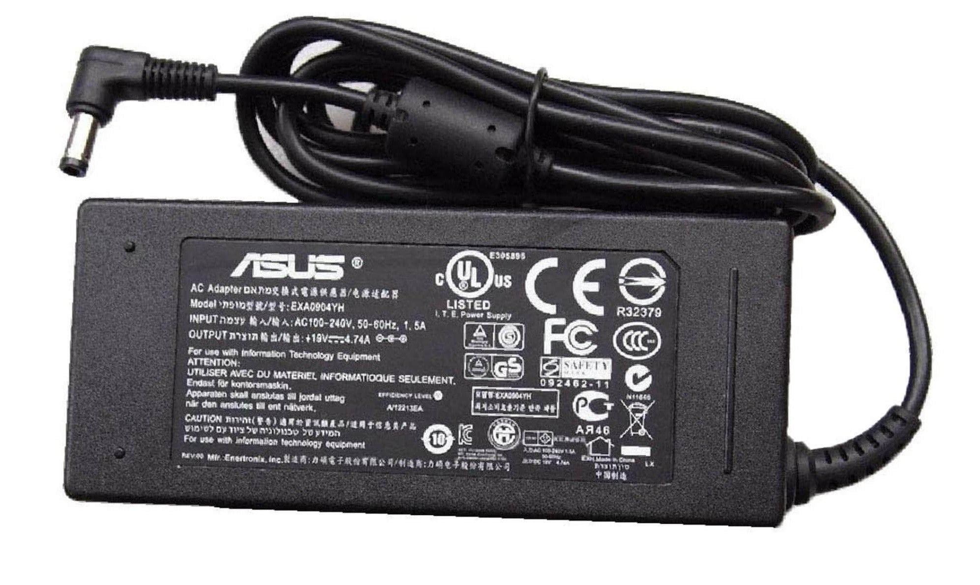 1_49e85d1a-0e1f-4b60-b120-5afc096b779d.jpg ASUS Laptop Charger 90W 19V 4.74A Original Adapter (5.5 mm x 2.5 mm) (1 Yr Warranty) (Power Cord Included) - Image 1