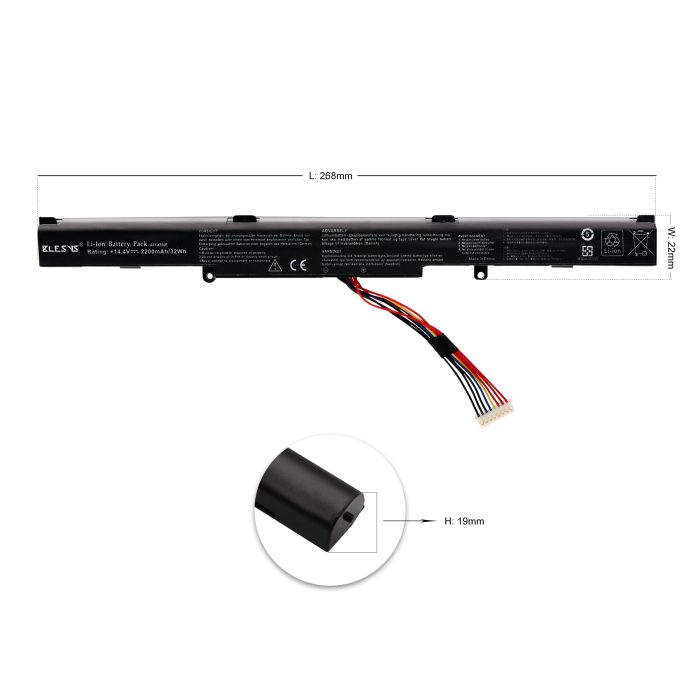 ASUS A41-X550E - A41-X550E Original Laptop Notebook Battery (1 Yr Warranty) - Image 8