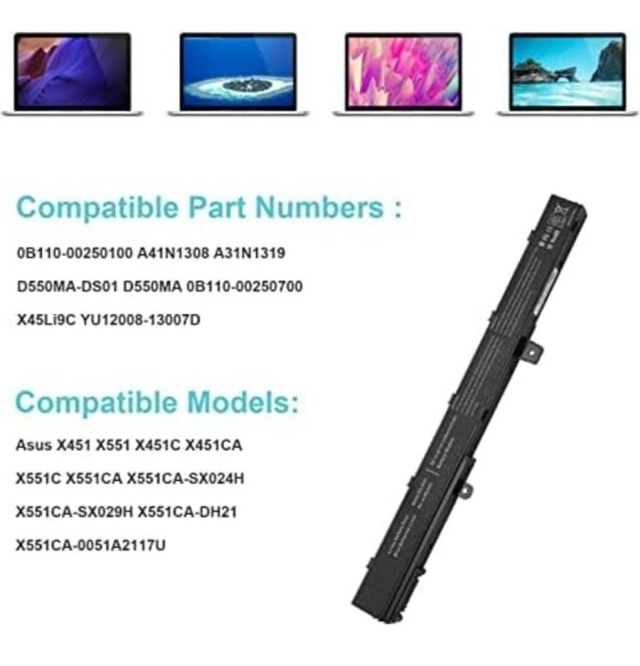 ASUS A551CA - A41N1308 Original Laptop Notebook Battery (1 Yr Warranty) - Image 7