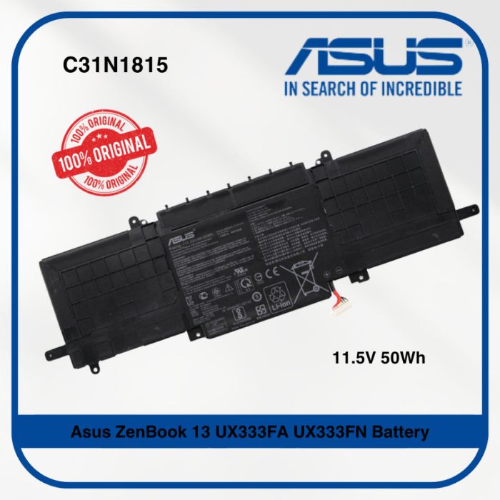 ASUS ZenBook Flip 14 UX463FL - C31N1815 Original Laptop Notebook Battery (1 Yr Warranty) - Image 13