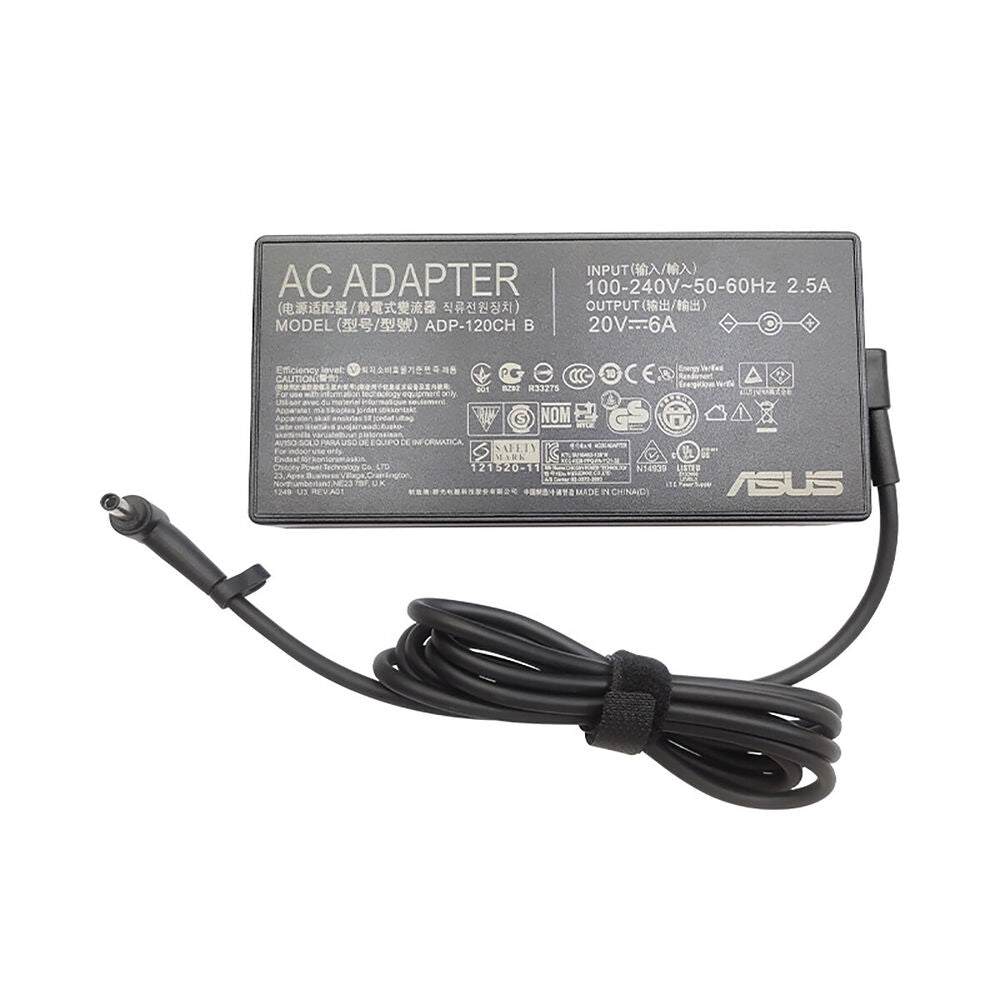 rn-image_picker_lib_temp_0be65e31-fcff-4380-ab75-ad17e07ea4c7.jpg ASUS Laptop Charger 120W 20V 6A Original Adapter Model : Asus VivoBook 16X K3605ZF (4.5 mm x 3.0 mm) (1 Yr Warranty) (Power Cord Included) - Image 1