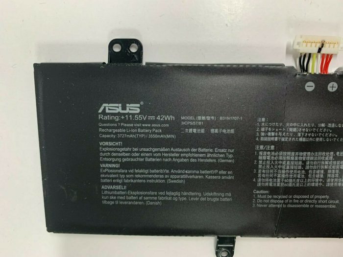ASUS A411QR - B31N1707 Original Laptop Notebook Battery (1 Yr Warranty) - Image 2