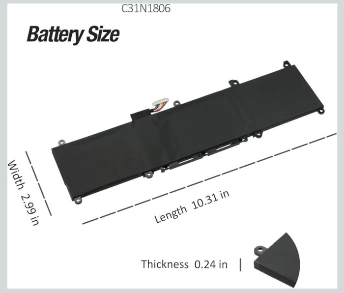ASUS ADOL 13 - C31N1806 Original Laptop Notebook Battery (1 Yr Warranty) - Image 5