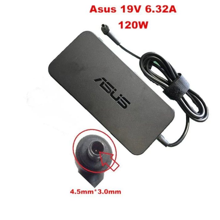 ASUS Laptop Charger 120W 19V 6.32A Original Adapter Model No: A15-120P1A (4.5 mm x 3.0 mm) (1 Yr Warranty) (Power Cord Included) - Image 4
