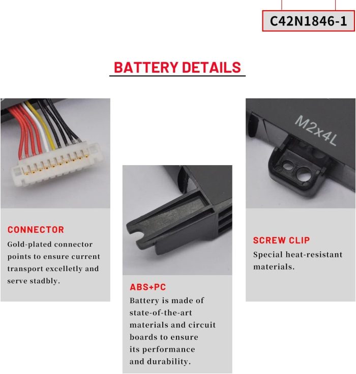 ASUS C42N1846 - C42N1846 Original Laptop Notebook Battery (1 Yr Warranty) - Image 6