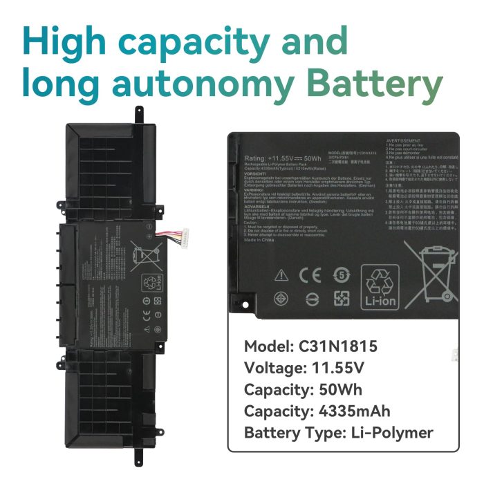 ASUS ZenBook Flip 14 UX463FL - C31N1815 Original Laptop Notebook Battery (1 Yr Warranty) - Image 15