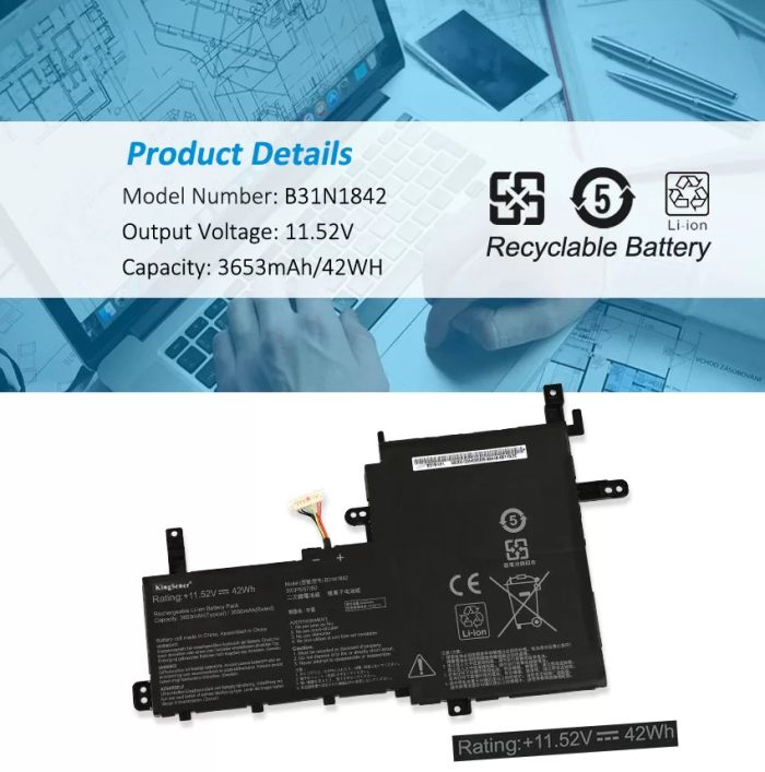ASUS 0B200-03440000 - B31N1842 Original Laptop Notebook Battery (1 Yr Warranty) - Image 11