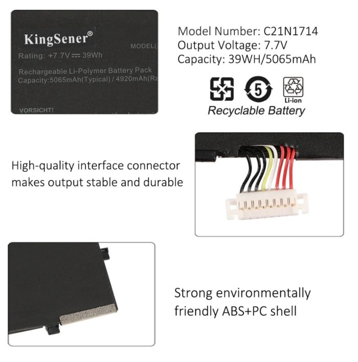ASUS C21N1714 - C21N1714 Original Laptop Notebook Battery (1 Yr Warranty) - Image 11