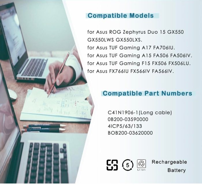 ASUS FA506IU - C41N1906 Original Laptop Notebook Battery (1 Yr Warranty) - Image 8