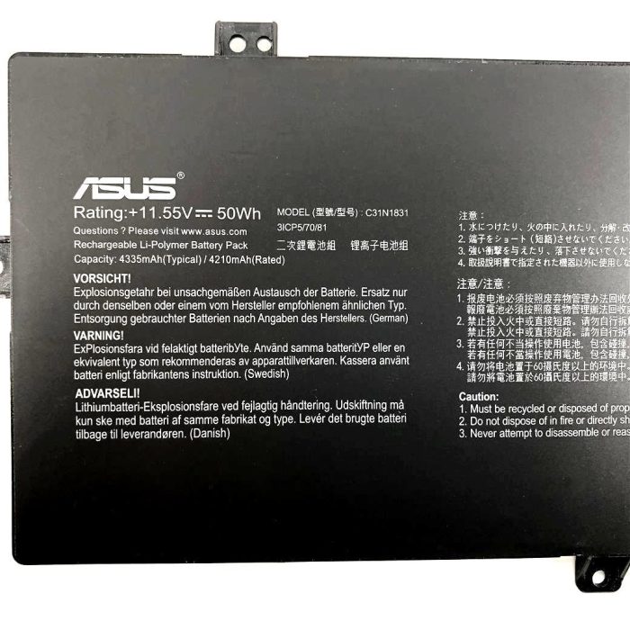 ASUS C31N1831 - C31N1831 Original Laptop Notebook Battery (1 Yr Warranty) - Image 5