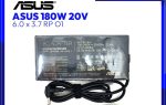 ASUS Laptop Charger 180W 20V 9A Original Adapter Model : A22-180P1A (6.0 mm x 3.7 mm) (1 Yr Warranty) (Power Cord Included) - Image 2