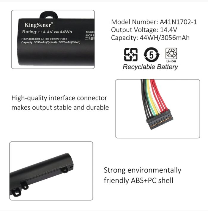 ASUS A41N1702 - A41N1702 Original Laptop Notebook Battery (1 Yr Warranty) - Image 6