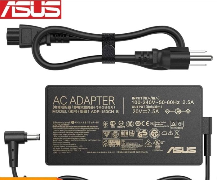 ASUS Laptop Charger 150W 20V 7.5A Original Adapter Model : Asus Vivobook F571GT-AL318T (4.5 mm x 3.0 mm) (1 Yr Warranty) (Power Cord Included) - Image 5