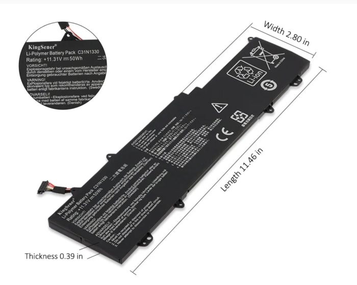 ASUS C31N1330 - C31N1330 Original Laptop Notebook Battery (1 Yr Warranty) - Image 9