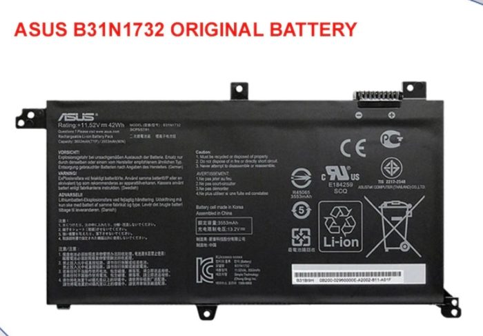 ASUS B31N1732 - B31N1732 Original Laptop Notebook Battery (1 Yr Warranty) - Image 5