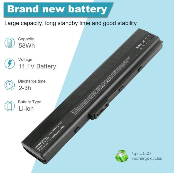 ASUS A32-K52 - A32-K52 Original Laptop Notebook Battery (1 Yr Warranty) - Image 10