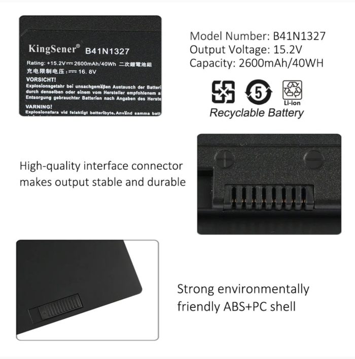 ASUS B41N1327 - B41N1327 Original Laptop Notebook Battery (1 Yr Warranty) - Image 9