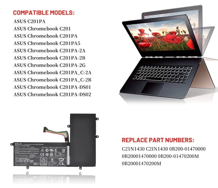 ASUS C21N1430 - C21N1430 Original Laptop Notebook Battery (1 Yr Warranty) - Image 12