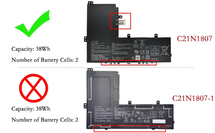ASUS C21N1807 - C21N1807 Original Laptop Notebook Battery (1 Yr Warranty) - Image 12