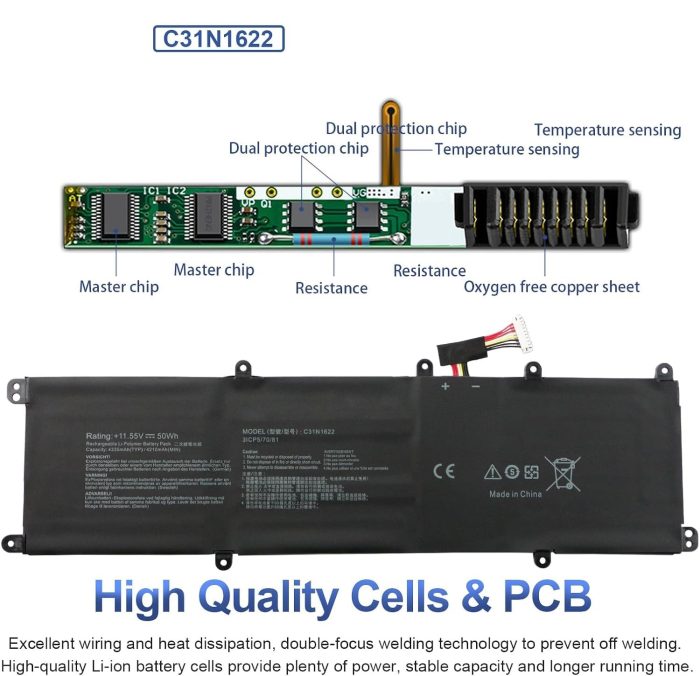 ASUS C31N1622 - C31N1622 Original Laptop Notebook Battery (1 Yr Warranty) - Image 13