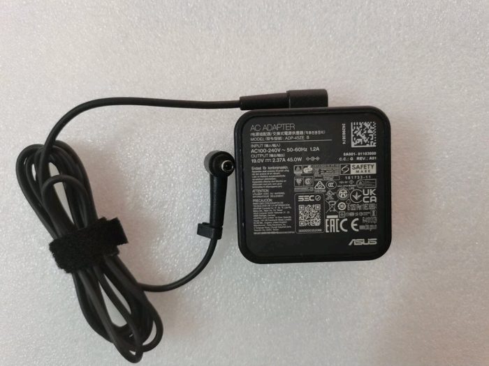 ASUS Laptop Charger 45W 19V 2.37A Original Adapter (4.5 mm x 3.0 mm) (1 Yr Warranty) (Power Cord Included) Model : ADP-45BW A - Image 2