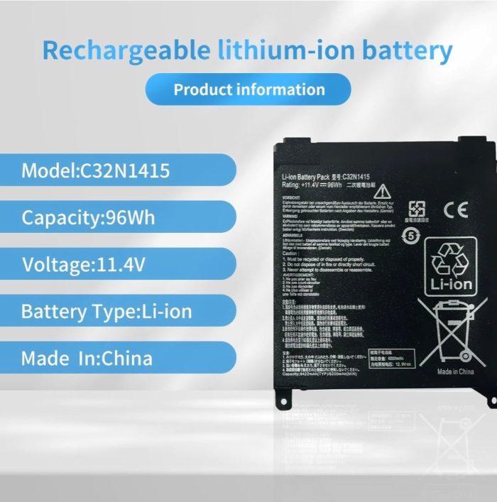 ASUS C32N1415 - C32N1415 Original Laptop Notebook Battery (1 Yr Warranty) - Image 3