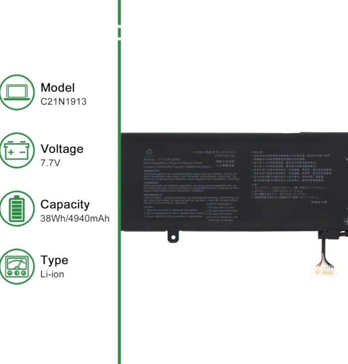 ASUS C21N1913 - C21N1913 Original Laptop Notebook Battery (1 Yr Warranty) - Image 7