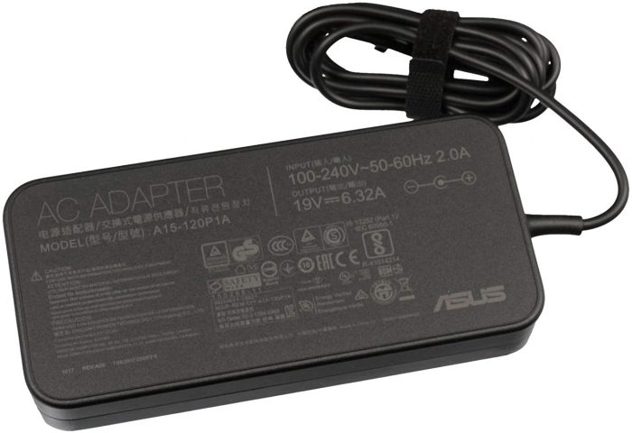 ASUS Laptop Charger 120W 19V 6.32A Original Adapter (6.0 mm x 3.7 mm) (1 Yr Warranty) (Power Cord Included) - Image 3