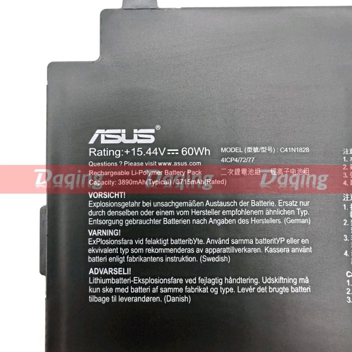 ASUS C41PmJH - C41N1828 Original Laptop Notebook Battery (1 Yr Warranty) - Image 6