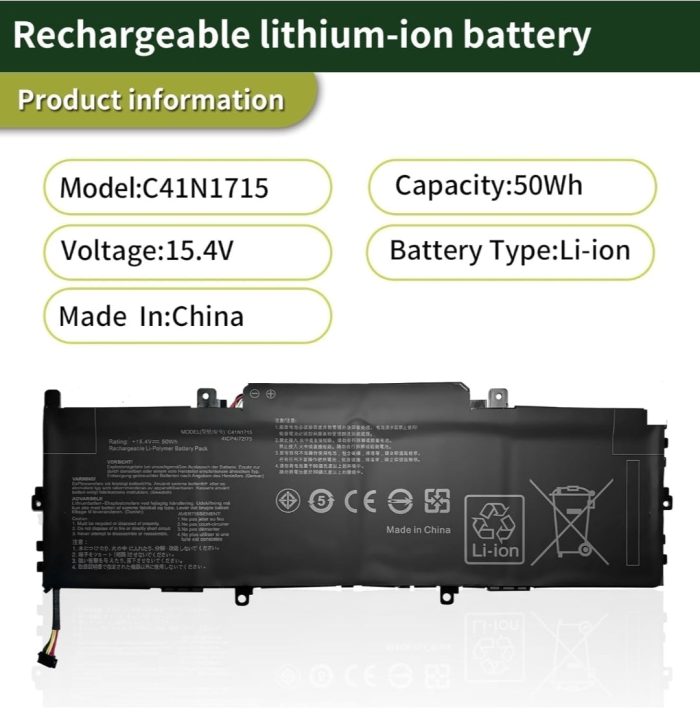 ASUS C41N1715 - C41N1715 Original Laptop Notebook Battery (1 Yr Warranty) - Image 14