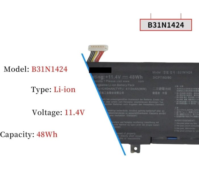 ASUS R415UB - B31N1424 Original Laptop Notebook Battery (1 Yr Warranty) - Image 11